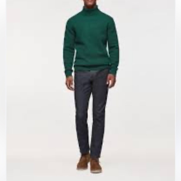 Newcome Robb Buffalo Made in Scotland Green 100% Pure Cashmere Sweater Sz 42 Men - Picture 2 of 12